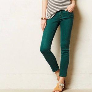 AG Adriano Goldschmied Green Ankle Jeans